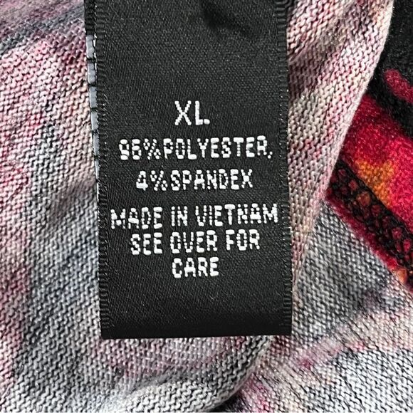 AGB Paisley print long sleeve a-line high neck sweater Dress size XL - Picture 10 of 13